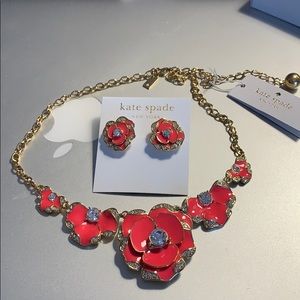 Kate Spade necklace and earrings set